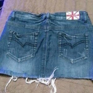 Blue jean skirt